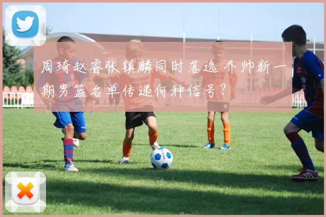 周琦赵睿张镇麟同时落选 乔帅新一期男篮名单传递何种信号?